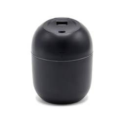 Светодиодный USB увлажнитель Egg с подсветкой, черный-S