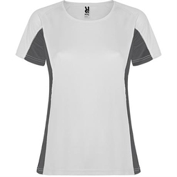 Спортивная футболка SHANGHAI WOMAN женская, БЕЛЫЙ/ТЕМНЫЙ ГРАФИТ S
