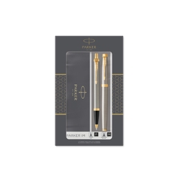 Набор Parker «IM Core Brushed Metal GT»: ручка шариковая, ручка роллер