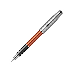 Ручка перьевая Parker «Sonnet Essentials Orange SB Steel CT»