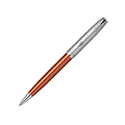 Ручка шариковая Parker «Sonnet Essentials Orange SB Steel CT»