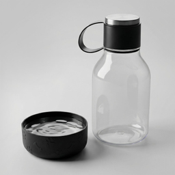 Бутылка для воды 2-в-1 «Dog Bowl Bottle» со съемной миской для питомцев, 1500 мл