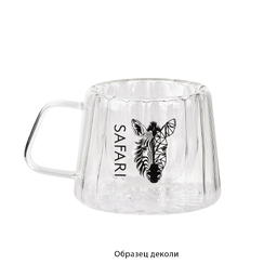 Кружка "Crystal" с нанесением "капсула Сафари" 180 мл