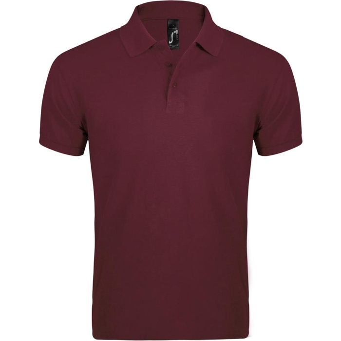 Рубашка поло мужская Prime Men 200 бордовая, размер 3XL