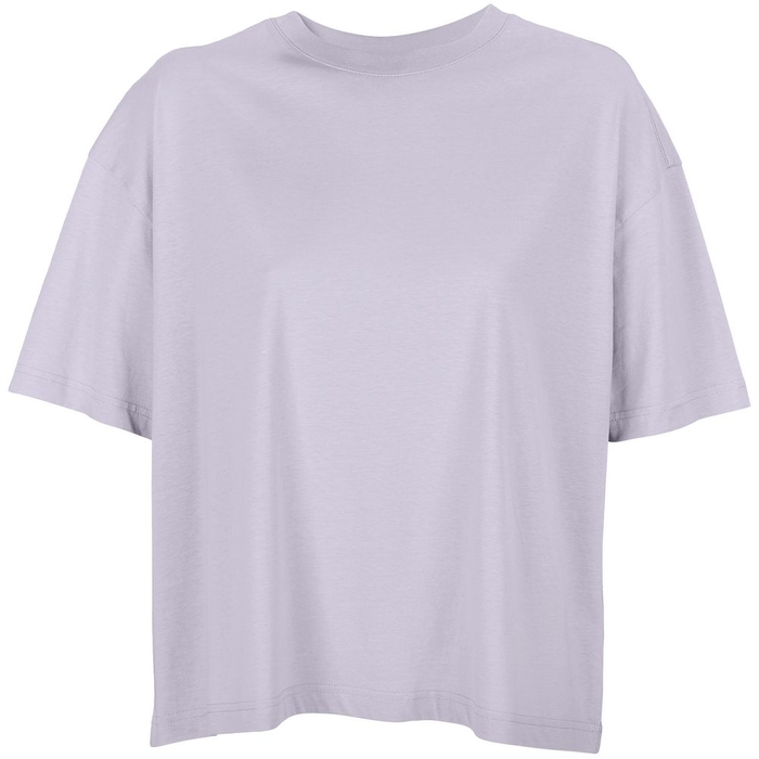 Футболка оверсайз женская Boxy Women, сиреневая, размер L