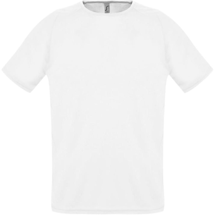 Футболка унисекс Sporty 140 белая, размер L