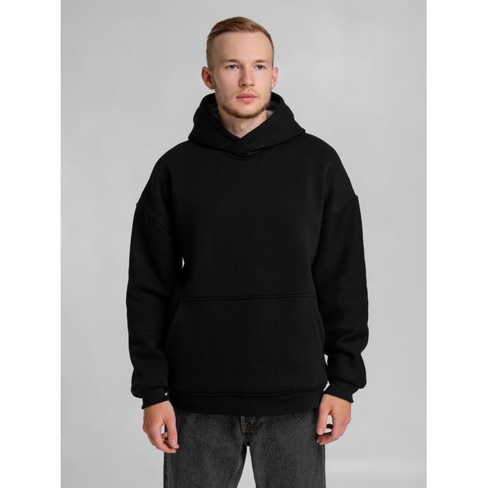 Худи Furry Oversize, черное, размер XS/S
