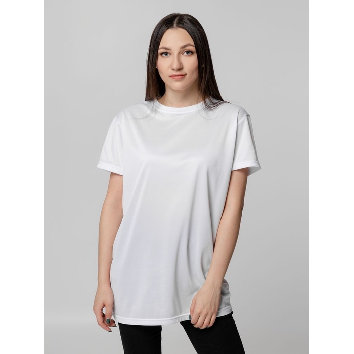 Футболка унисекс для сублимации Paint Tee, белая, размер 48