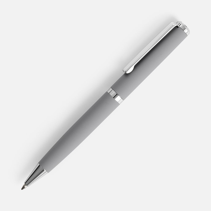 Ручка шариковая Inkish Chrome в футляре, серая