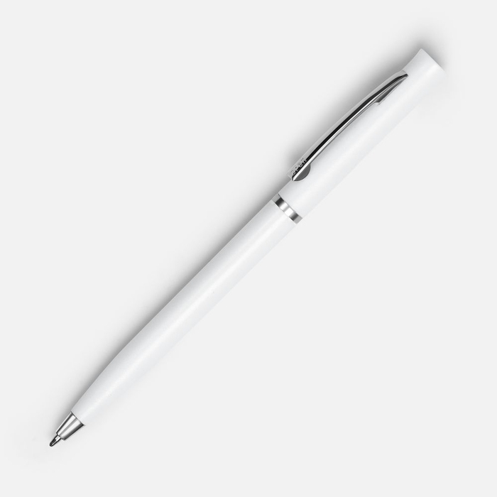 Ручка шариковая Euro Chrome, белая