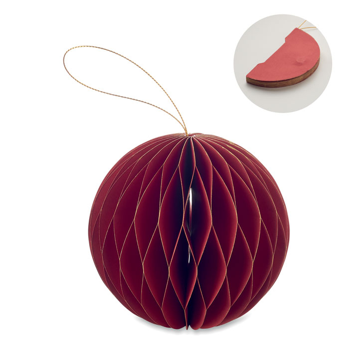 Foldable  XMAS bauble hanger красный
