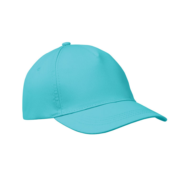 5 panel baseball cap бирюзовый