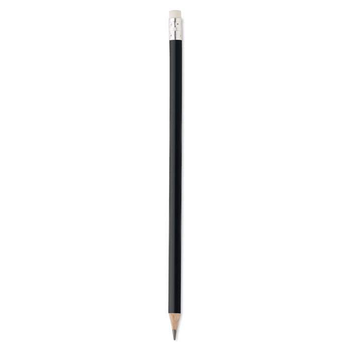 Natural pencil with eraser черный
