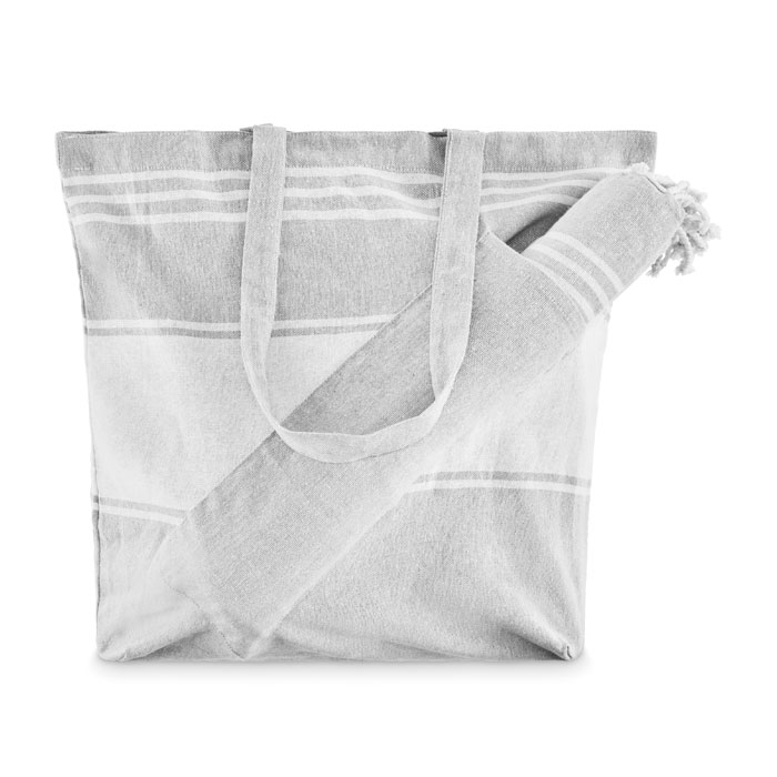 Сумка с полотенцем 50X14X38cm серый