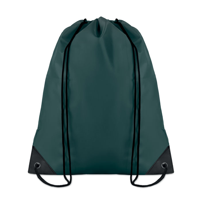 190T Polyester drawstring bag тёмно-зелёный
