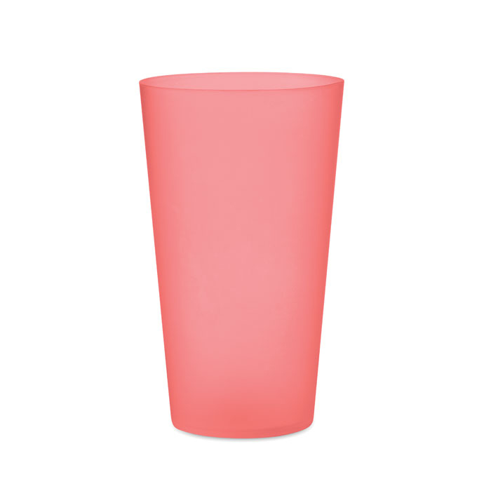 Reusable event cup 500ml прозрачно-красный