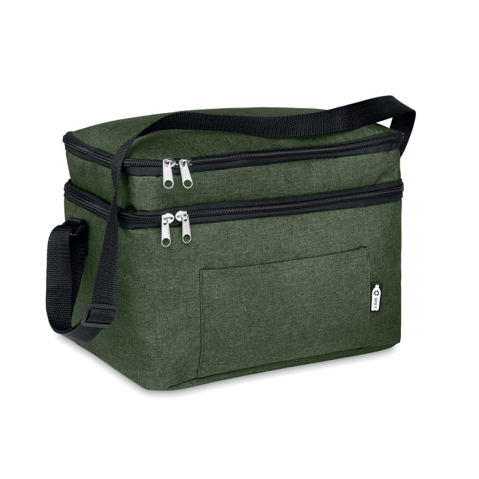 RPET cooler bag тёмно-зелёный