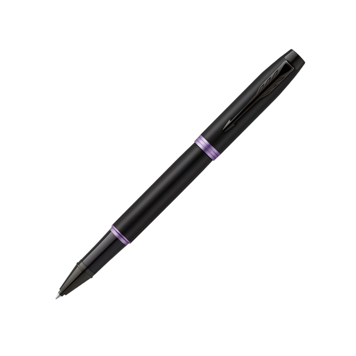 Ручка-роллер Parker «IM Vibrant Rings Flame Amethyst Purple»