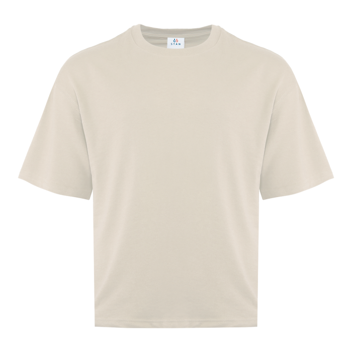 Футболка унисекс оверсайз STAN хлопок/полиэстер 260, 40, Молочный,  (11)  (56/XXXL)