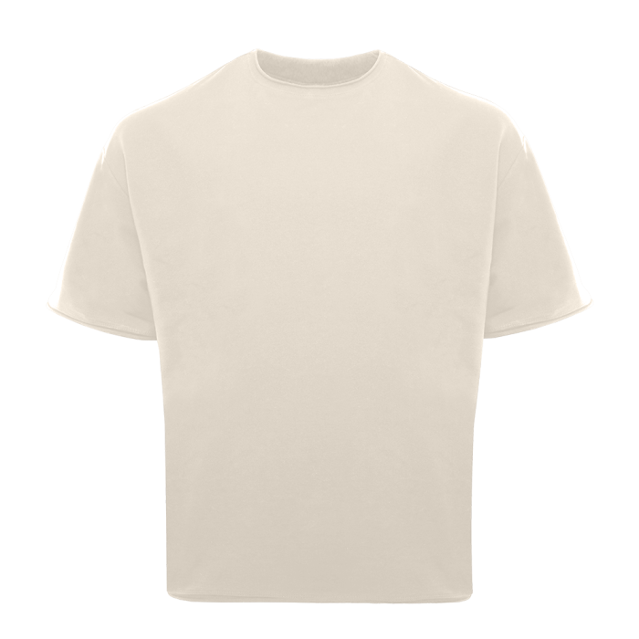 Футболка унисекс оверсайз STAN хлопок/спандекс 260, 41, Молочный,  (11)  (44/XS)