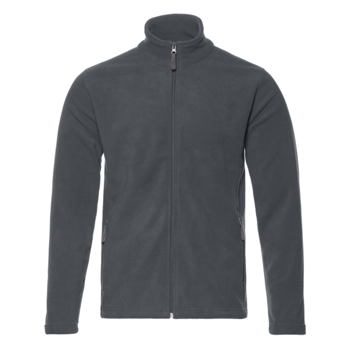 Толстовка унисекс STAN на молнии микрофлис 200, 21, Тёмно-серый,  (100/1)  (52/XL)