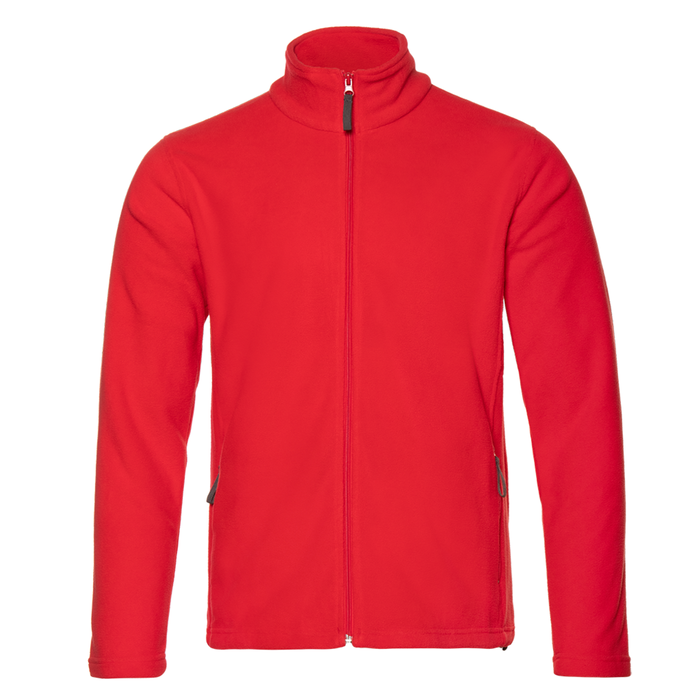 Толстовка унисекс STAN на молнии микрофлис 200, 21, Красный,  (14)  (52/XL)