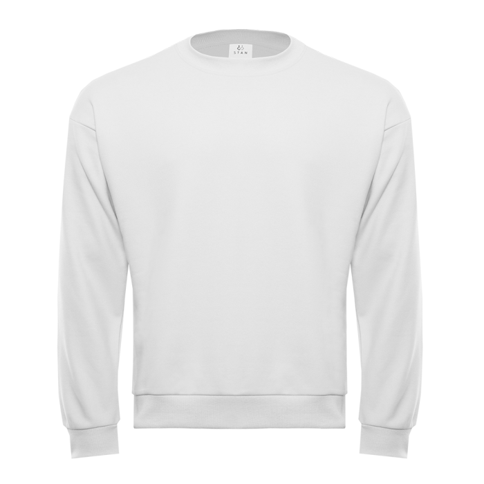 Свитшот унисекс STAN футер без начёса, 350, 96, Белый,  (10/1)  (44/XS)