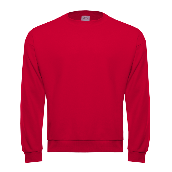 Свитшот унисекс STAN футер без начёса, 350, 96, Красный,  (14)  (44/XS)