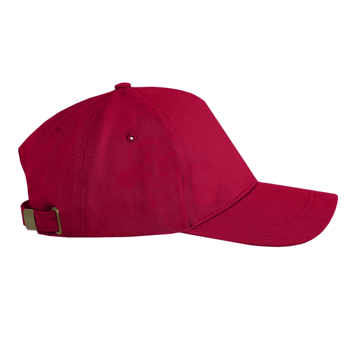 Бейсболка STAN 5 клиньев хлопок 260, 12, Бордовый,  (66)  (56-58/ONE SIZE)