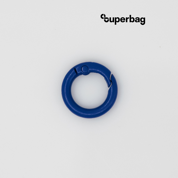 Карабин-кольцо Ring для обвеса, d=2см (синий)