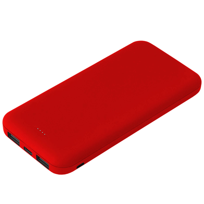 Внешний аккумулятор SIRIUS SOFT TYPE-C, 10000 мА·ч Красный 5041.03